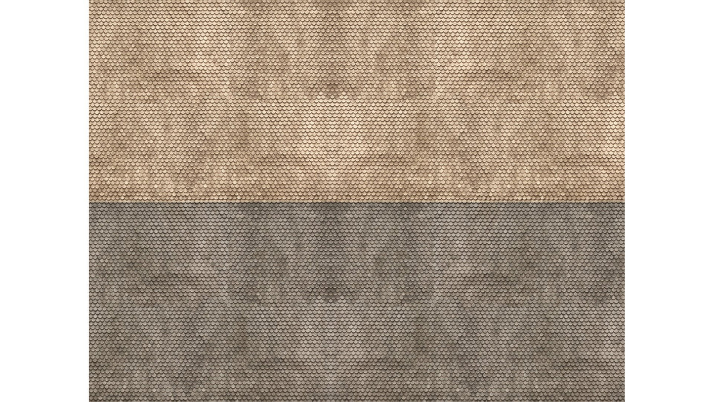 NOCH NO56971 3D Cardboard Sheet “Plain Tile”, grey