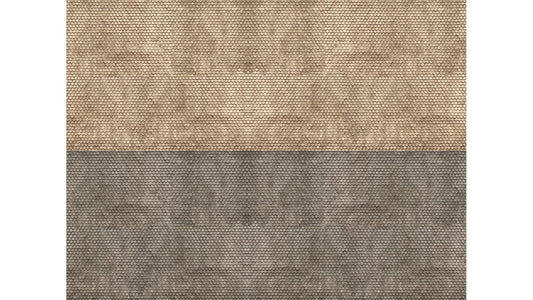 NOCH NO56971 3D Cardboard Sheet “Plain Tile”, grey
