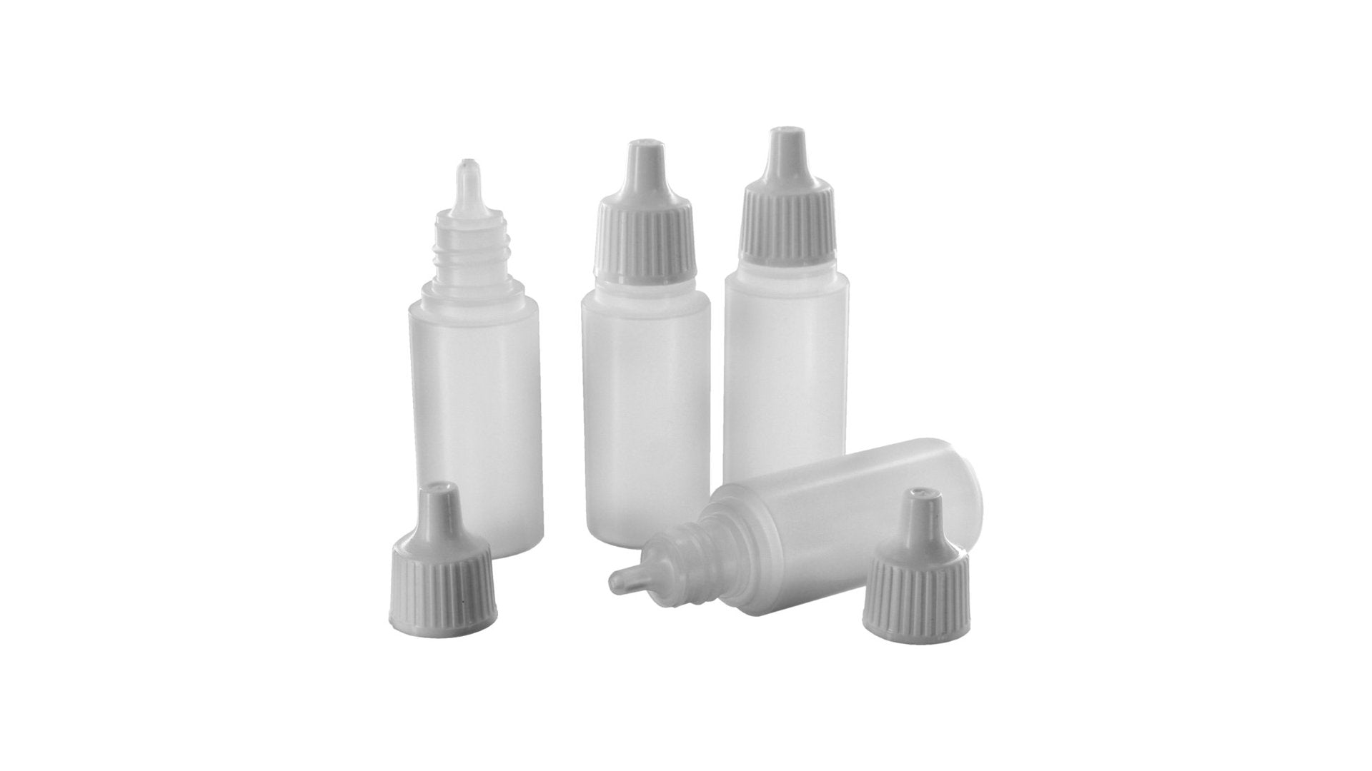 NOCH NO60100 Plastic Bottle with lid, 4 pieces