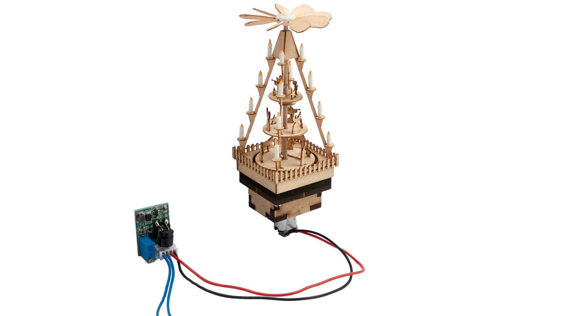 NOCH NO66413 micro-motion Christmas Market Pyramid