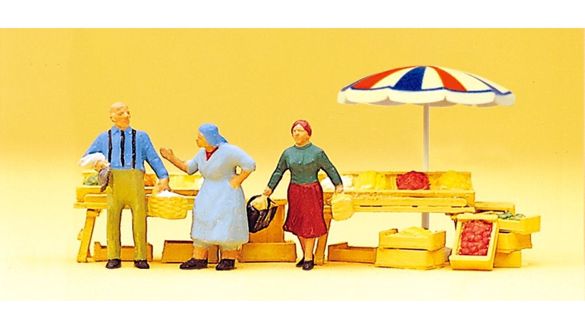 Preiser 10056 Market stalls and sunshade in Kit