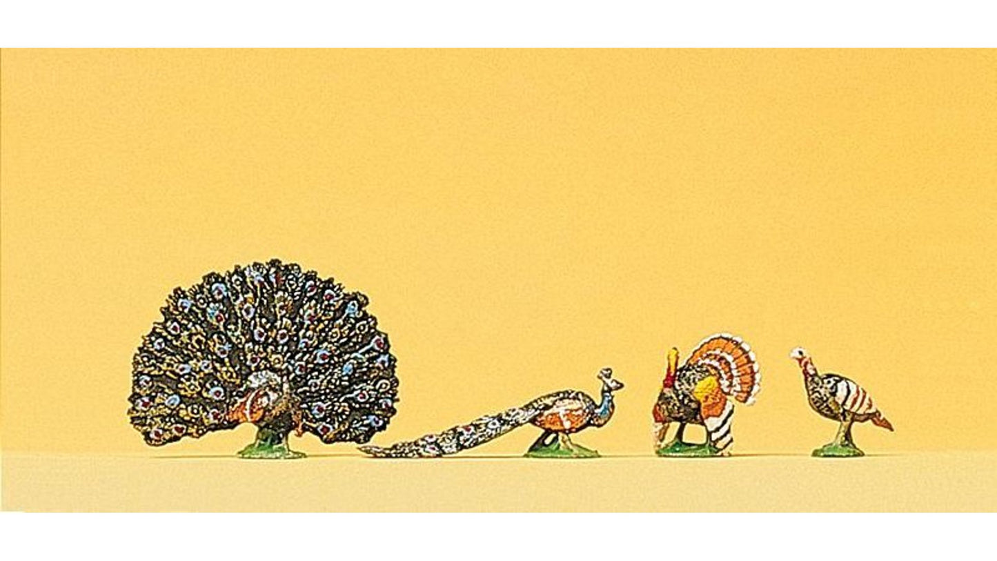 Preiser 10166 Turkey peacock