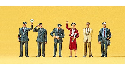 Preiser 10237 Train personnel DB