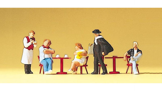 Preiser 10368 Tourists waiter artist