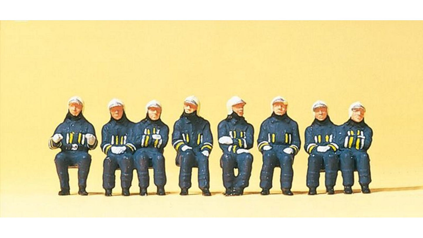 Preiser 10483 Firemen Seated driver and crew