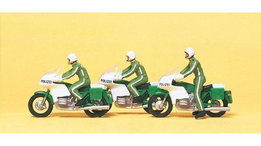 Preiser 10489 Motorcyclists Police