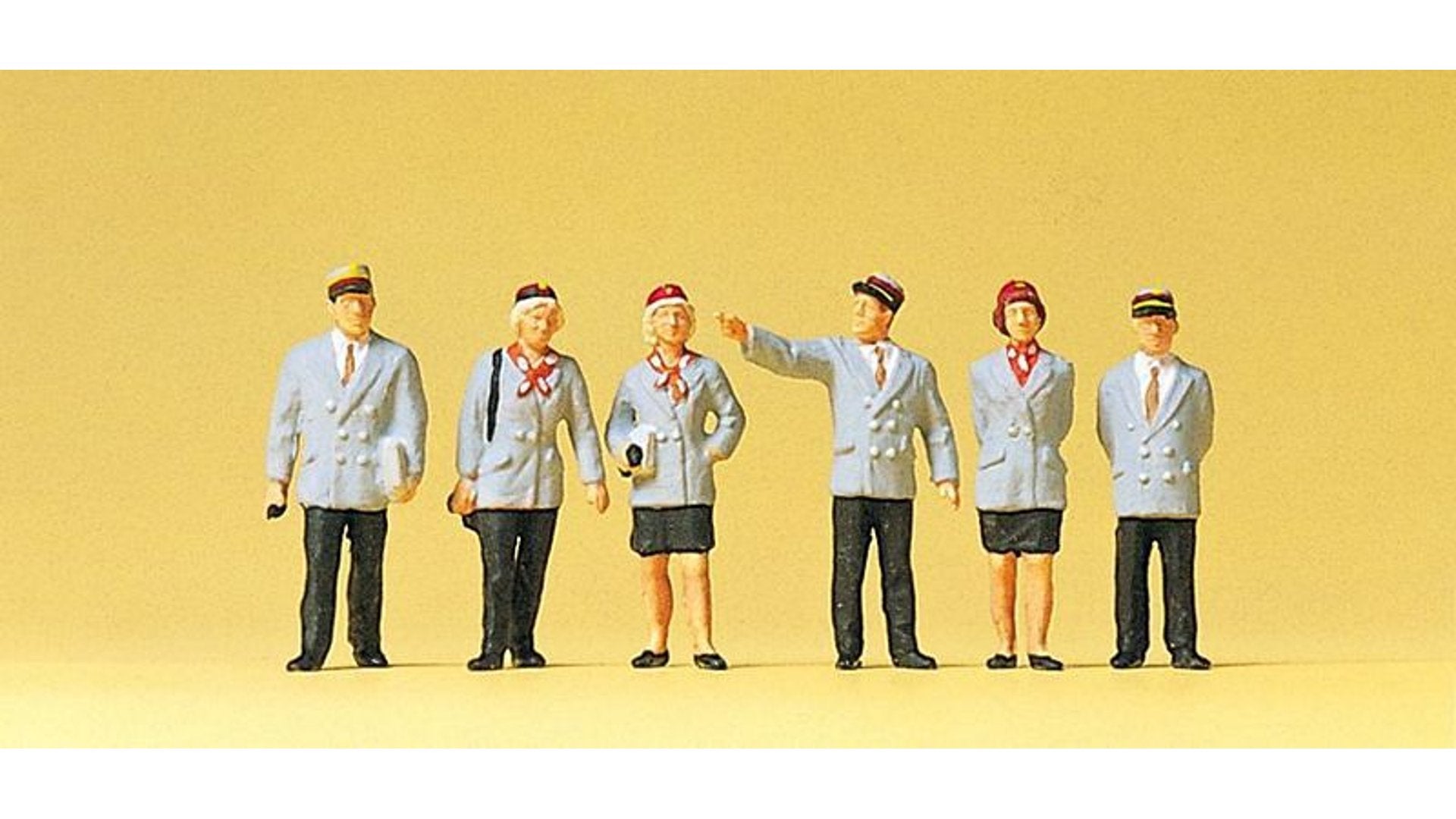 Preiser 10491 Belgian railway-personnel