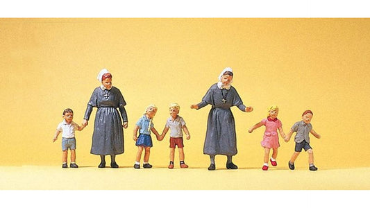 Preiser 10533 Protestant Sisters with children