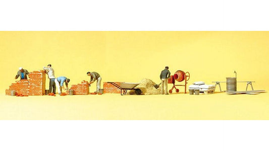 Preiser 10542 Brick-layers Accessories