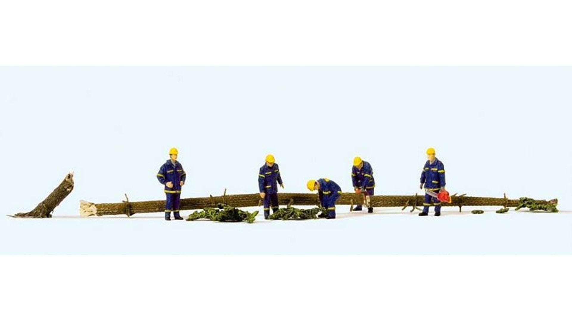 Preiser 10609 THW volunteers for cleanup