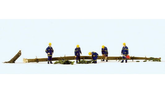 Preiser 10609 THW volunteers for cleanup