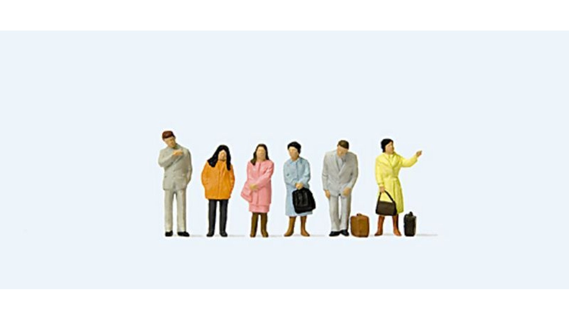 Preiser 14121 Passengers waiting