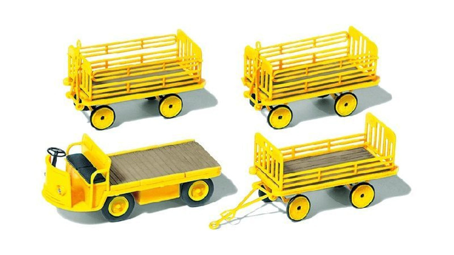 Preiser 17121 Vehicle with 3 Trailers