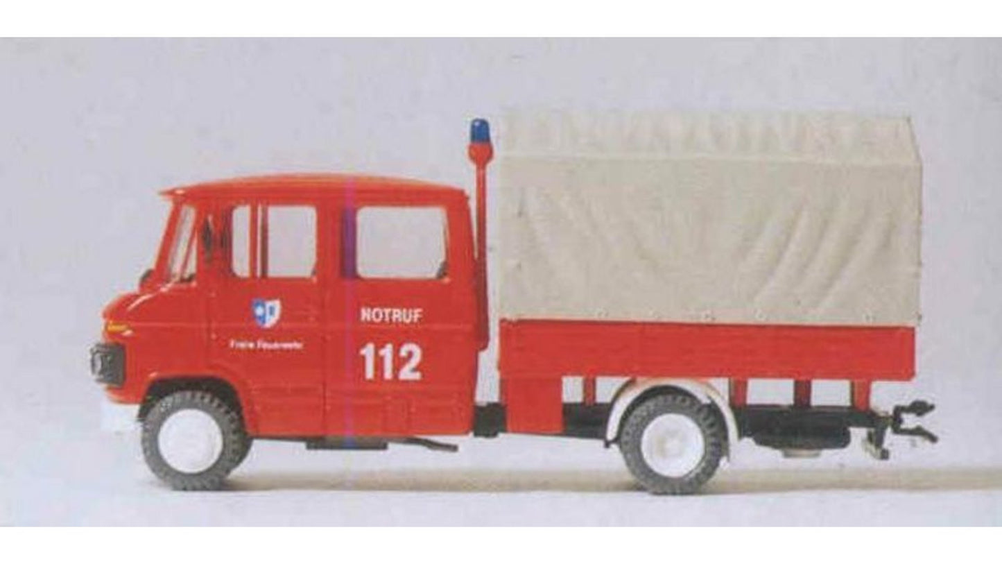 Preiser 35015 Tool and gear Carrier supply Mercedes-Benz L 407 D