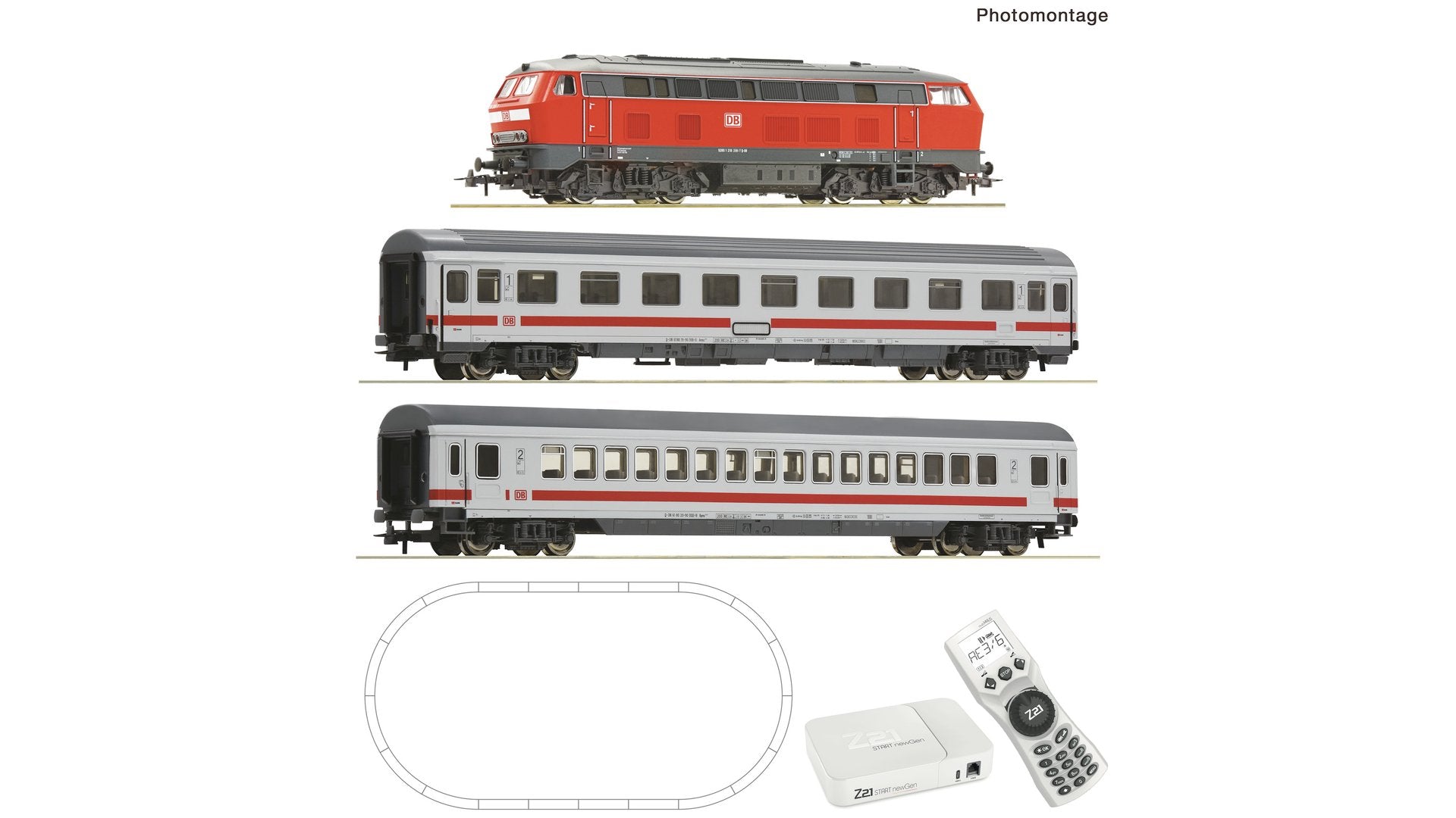 Roco R5110011 Z21 START set: class 218 GEOLINE