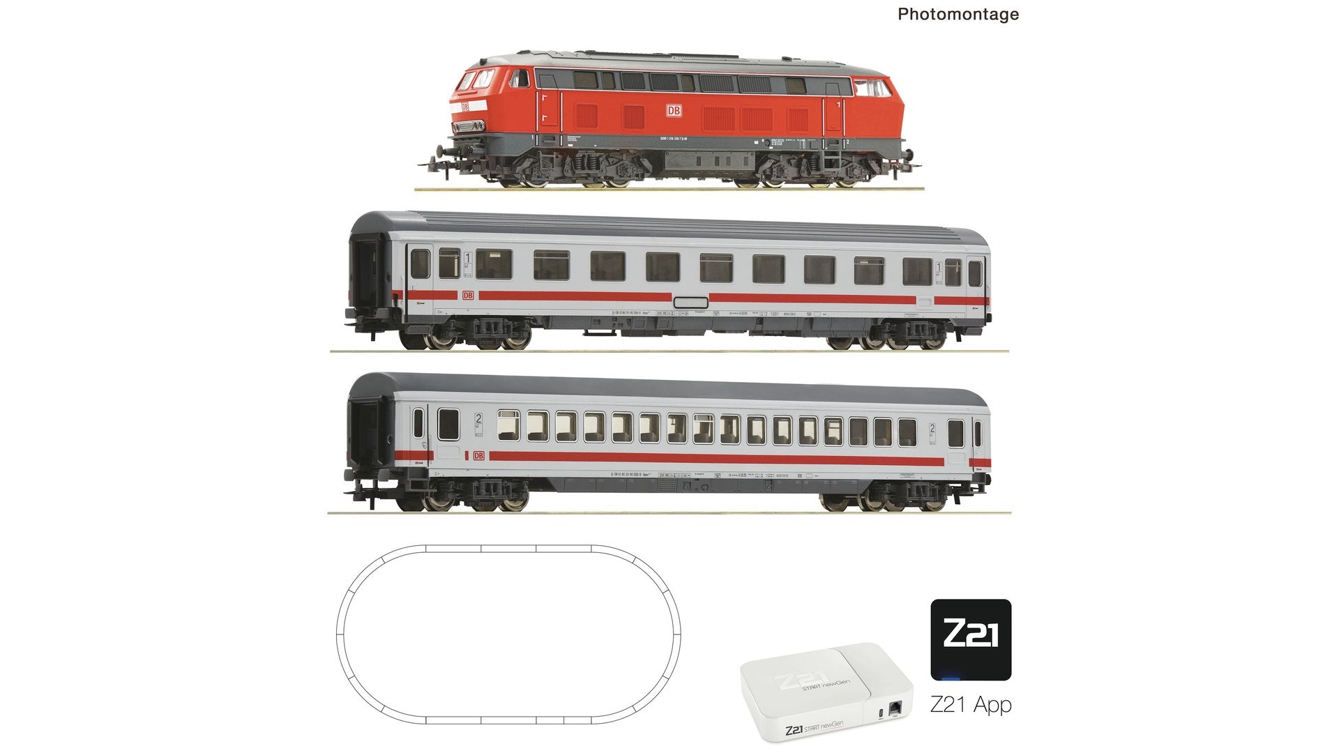 Roco R5110012 Z21 START set: class 218 ROCOLINE