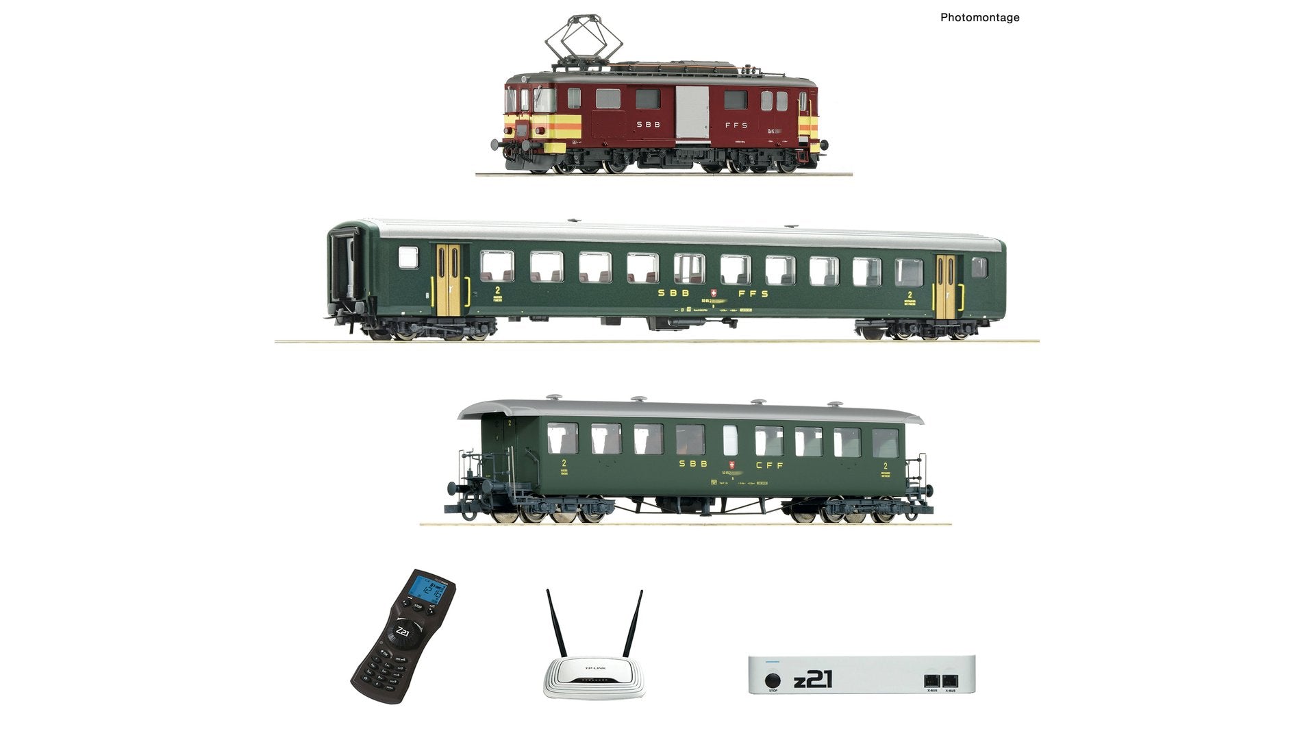 Roco 51339 z21 Digital Starter Set Electric luggage railcar De 44
