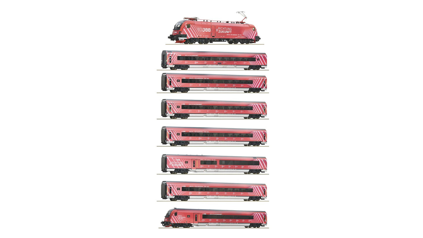 Roco 5510002 8-piece set 100 Years OBB Railjet