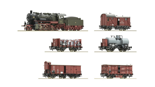 Roco 61482 6 piece set Prussian goods train