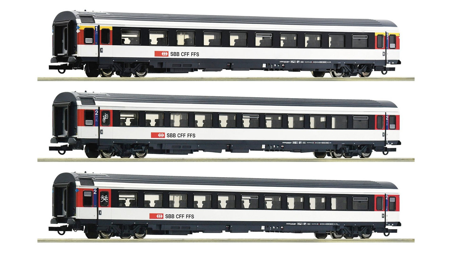 Roco 6200023 3 Piece Set 2 Bozberg Interregio, SBB