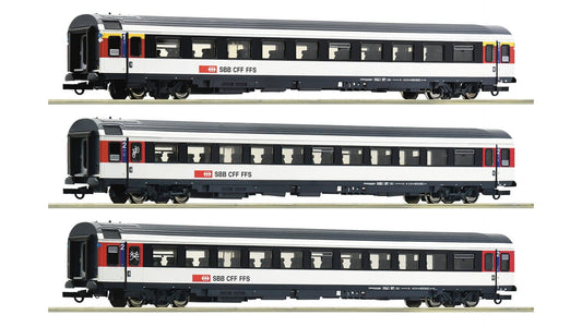 Roco 6200023 3 Piece Set 2 Bozberg Interregio, SBB