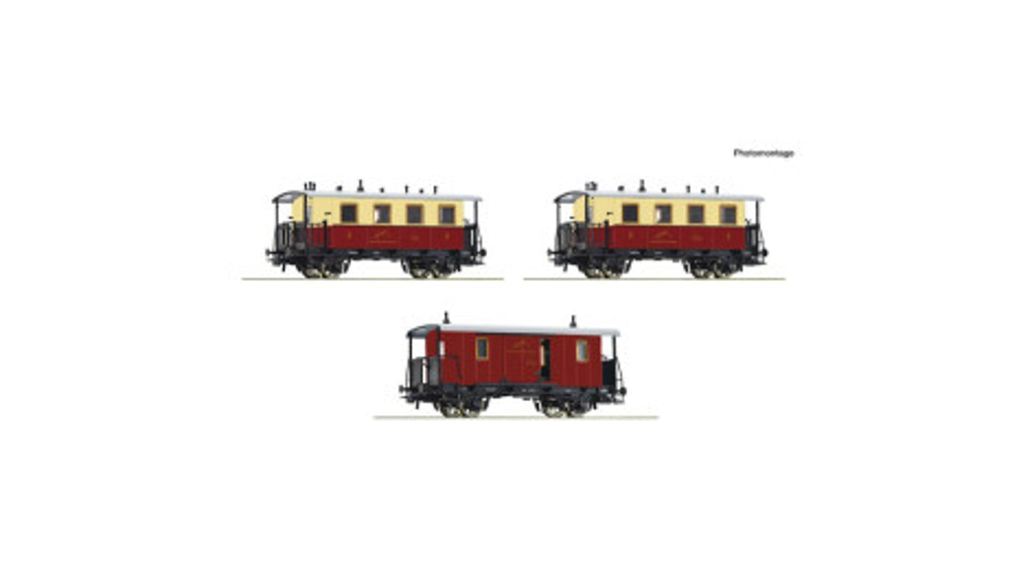 Roco 6200063 3 Piece Set Rack-and-Pinion Train DC