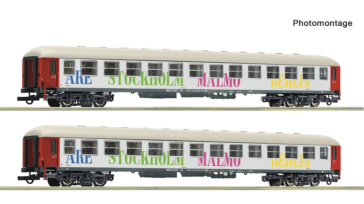 Roco 6200099 2 Piece Set Passenger Coaches Snalltaget DC