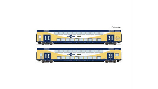 Roco 6200106 2 Piece Set Double-Decker Coaches Metronom DC
