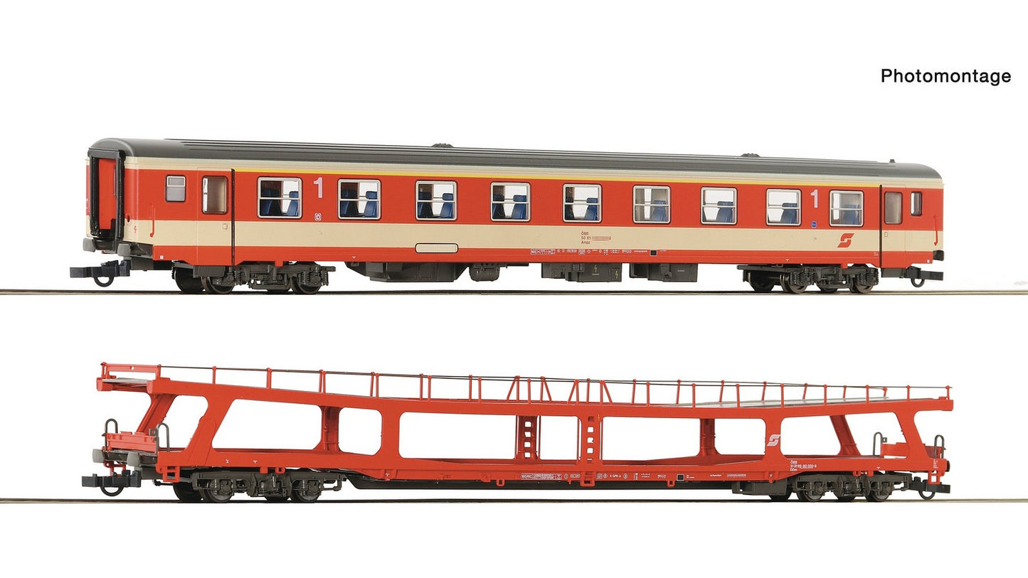 Roco 6200129 2 Piece Set 3 Express Train D 704 OBB DC