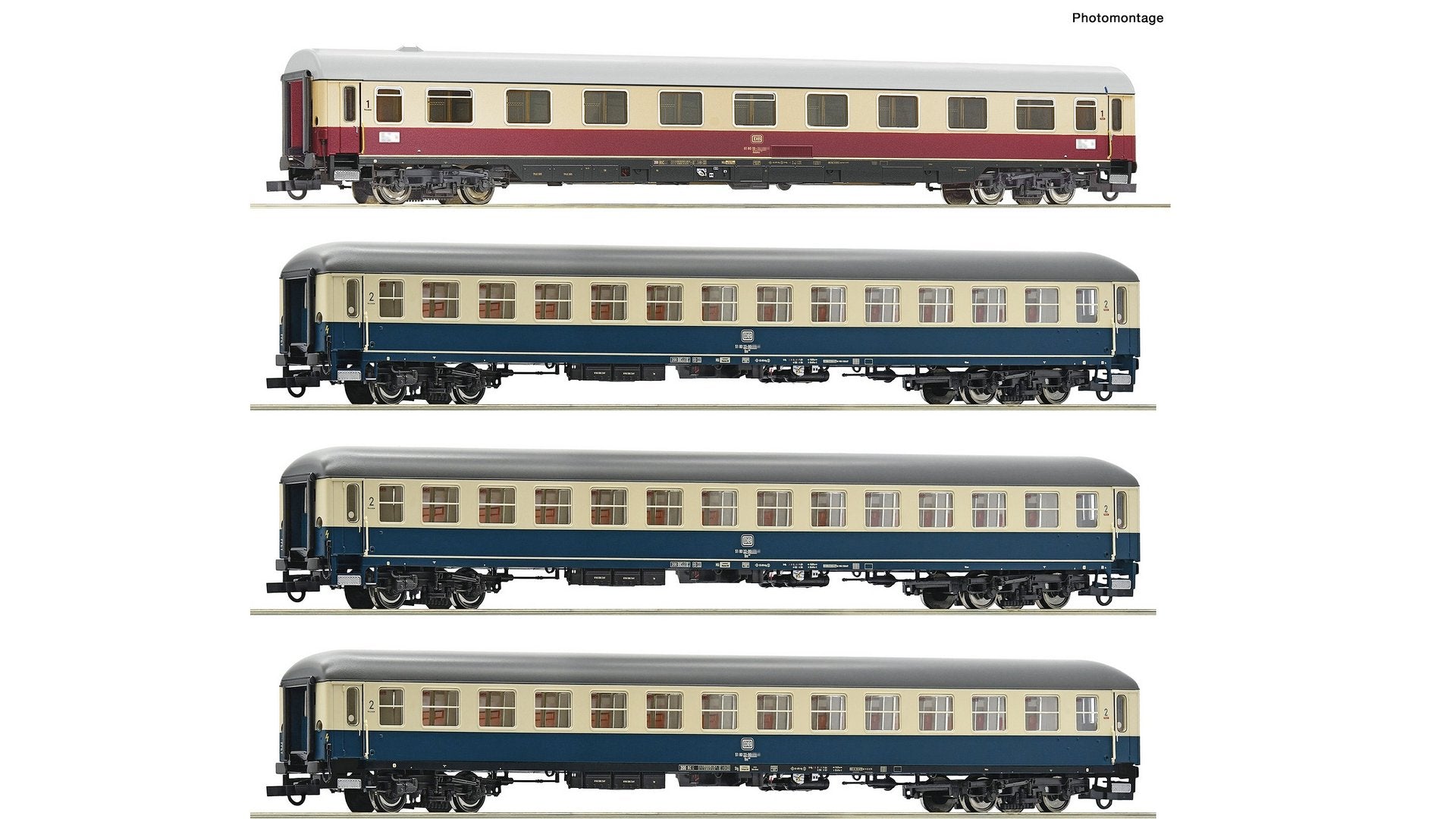 Roco 6200154 4 Piece Set IC 511 Chiemgau DB DC