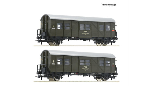 Roco R6200195 2 piece set: Auxiliary passenger coaches, PKP
