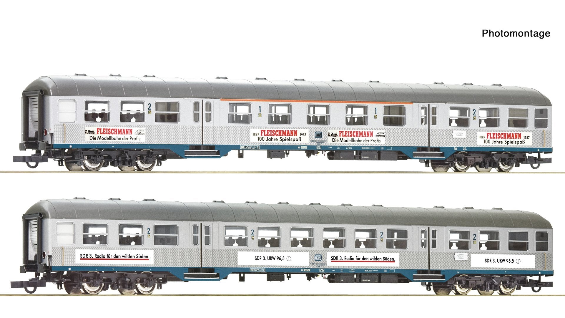 Roco R6200206 2 piece set: Commuter coaches, DB