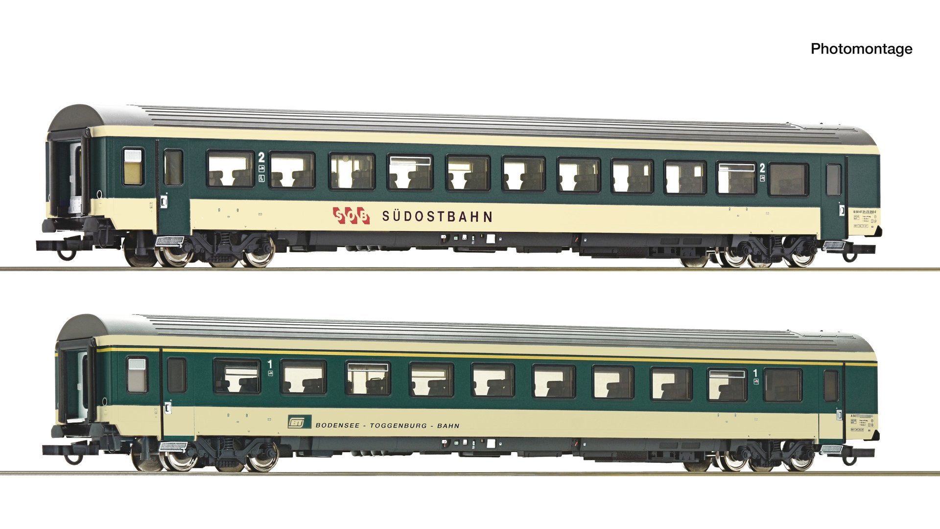 Roco R6200213 2 piece set (2): "Voralpen-Express" coaches