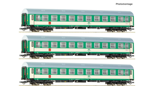 Roco R6200229 3 piece set: "Telimena" coaches, PKP