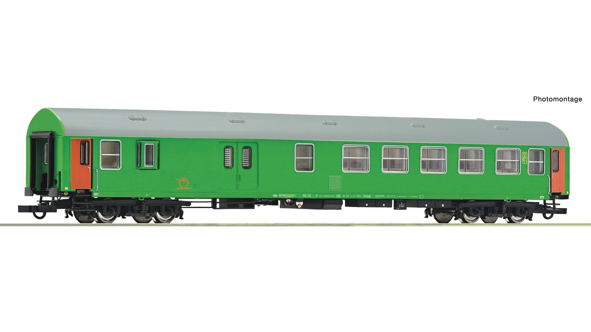 Roco R6200233 2nd class coach/luggage, ZSSK