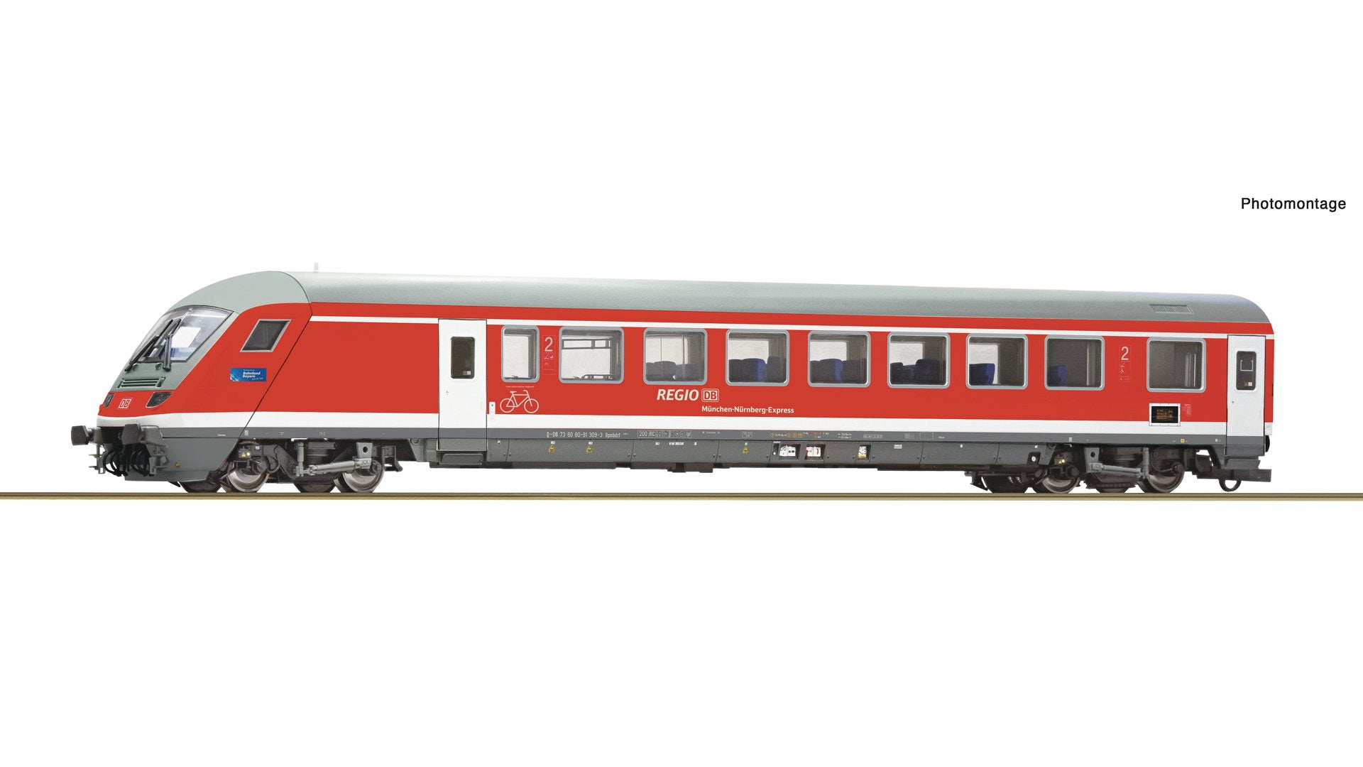 Roco 6220098 RE Control Cab Coach DB AG AC