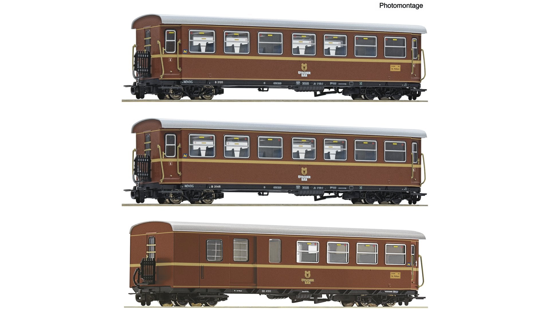 Roco R6240006 3-piece set: “Ötscherbär”, NÖVOG