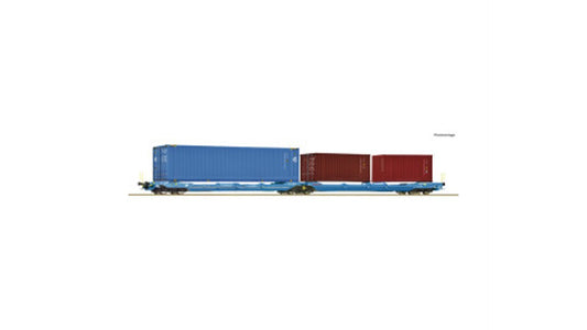 Roco 6600036 Articulated Double-Pocket Wagon T3000e NACCO DC