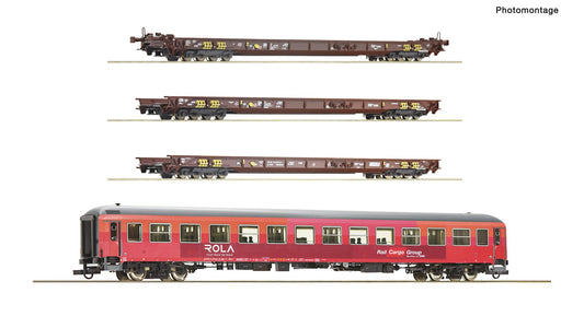 Roco R6600042 4 piece set: Rollende Landstraße, ÖBB