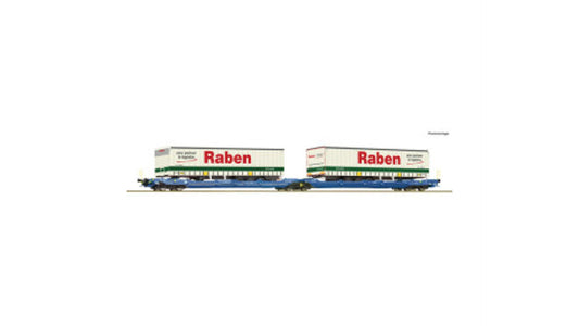 Roco 6600117 Articulated Double-Pocket Wagon T3000e VTG DC