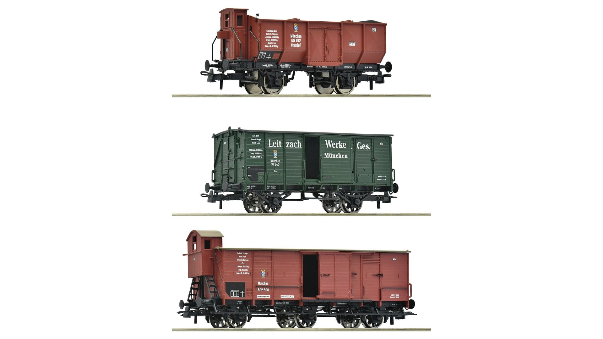 Roco R6600223 3 piece set: Goods train, K.Bay.Sts.B.