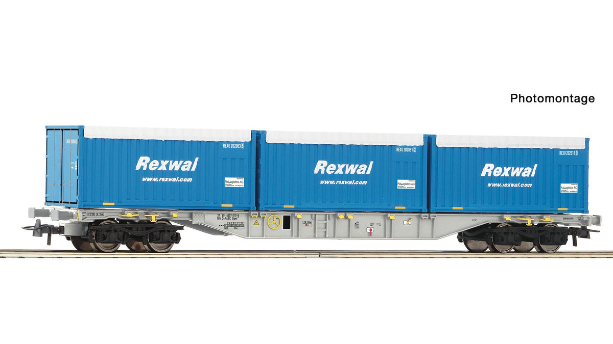 Transport Folder Roco Roco R6600234 Container carrier wagon, AAE – Micro Macro Mundo Hobby Store