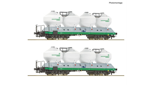 Roco R6600237 2 piece set: Silo wagons, CD