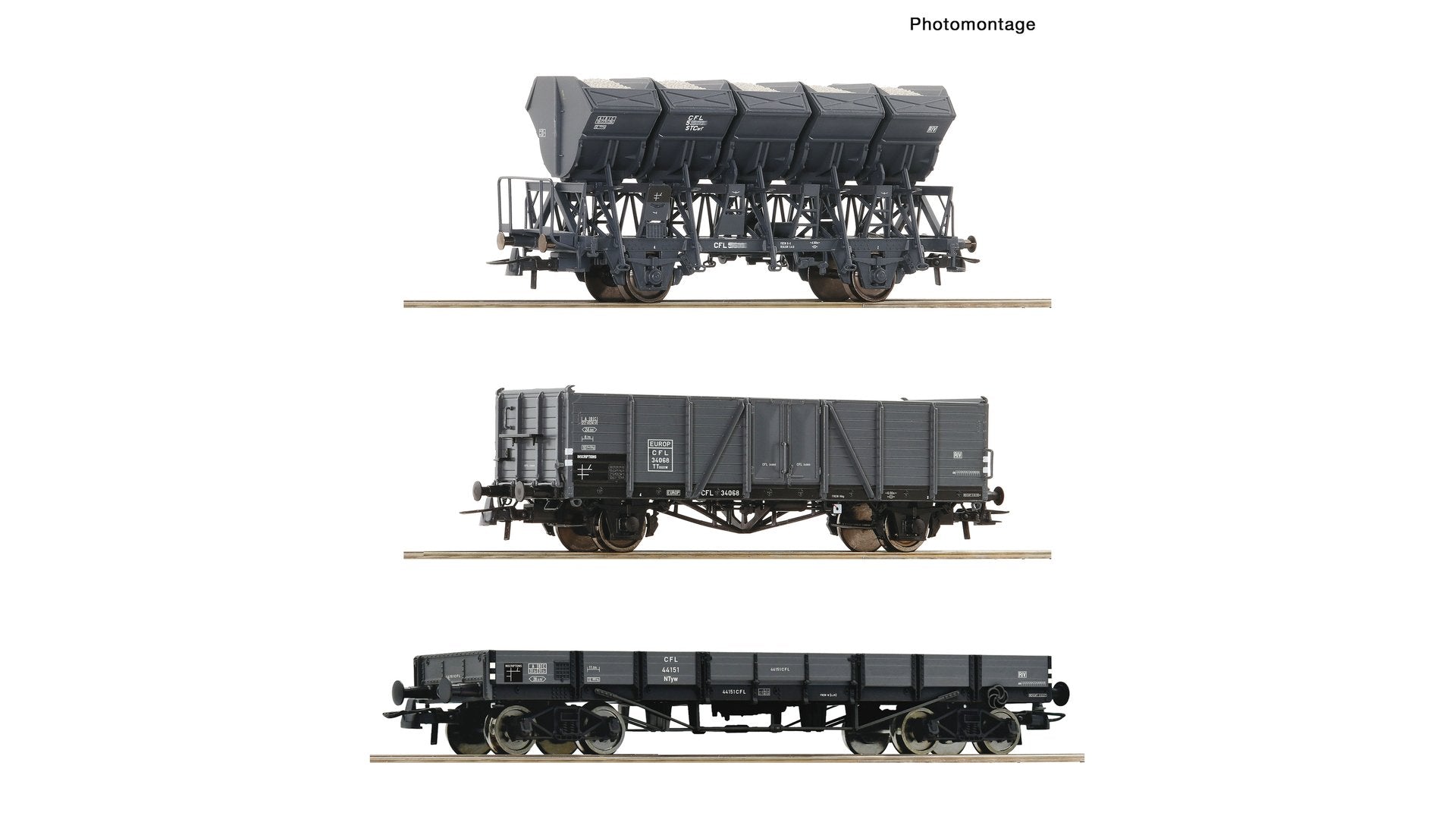 Roco R6600258 3 piece set: Goods train, CFL