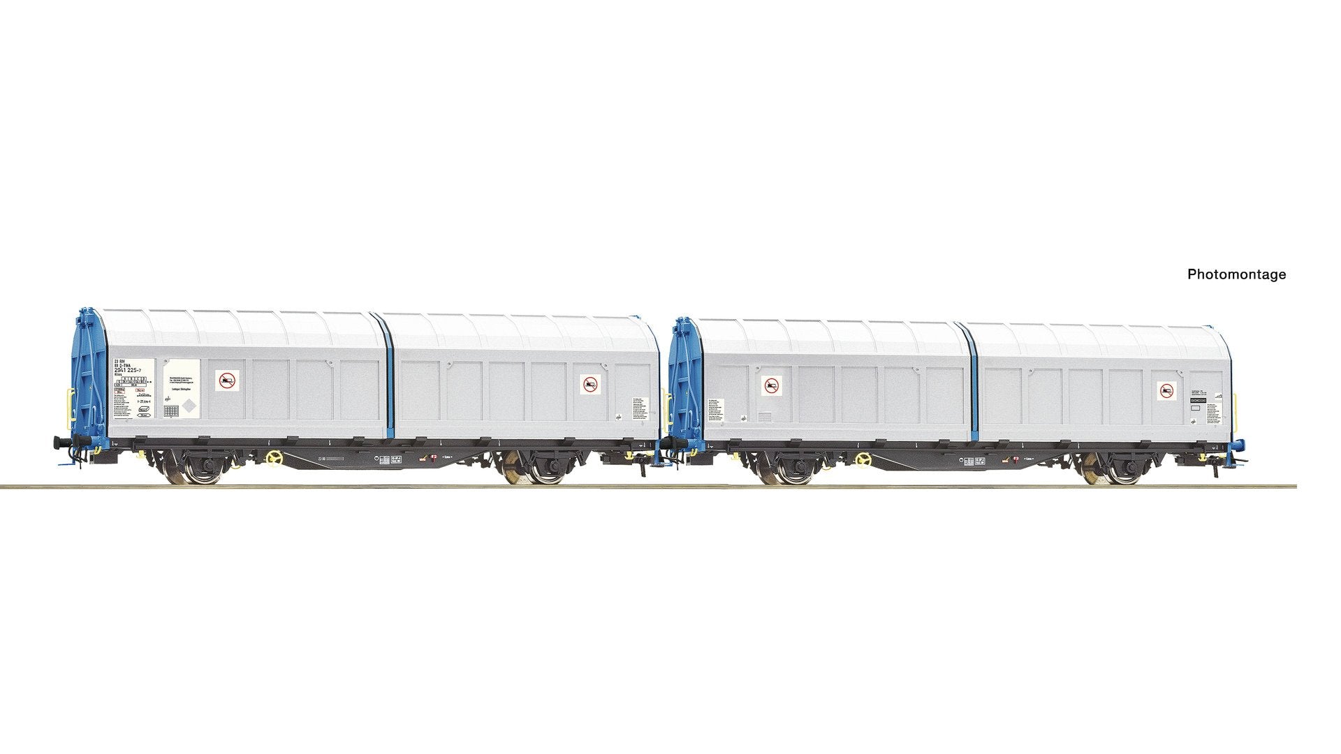 Roco R6600276 Double unit sliding wall wagon, Transwaggon