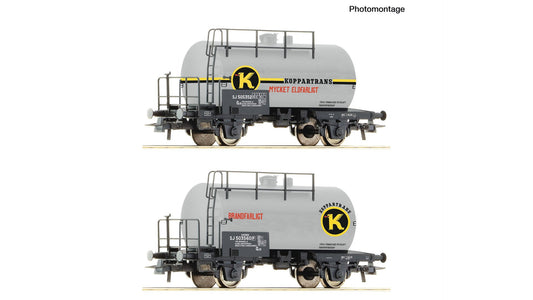 Roco R6600302 2 piece set: Tank wagons, SJ