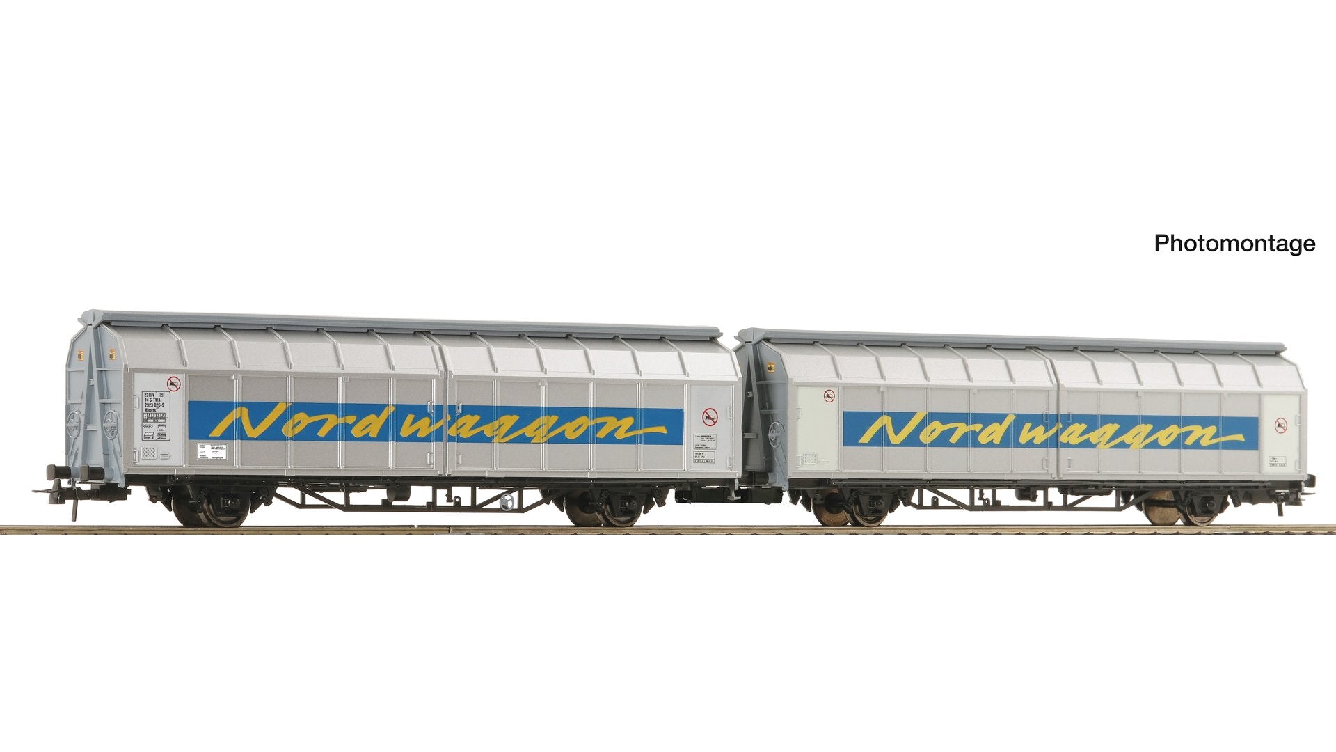 Roco R6600311 Sliding-wall wagon double unit, Transwaggon