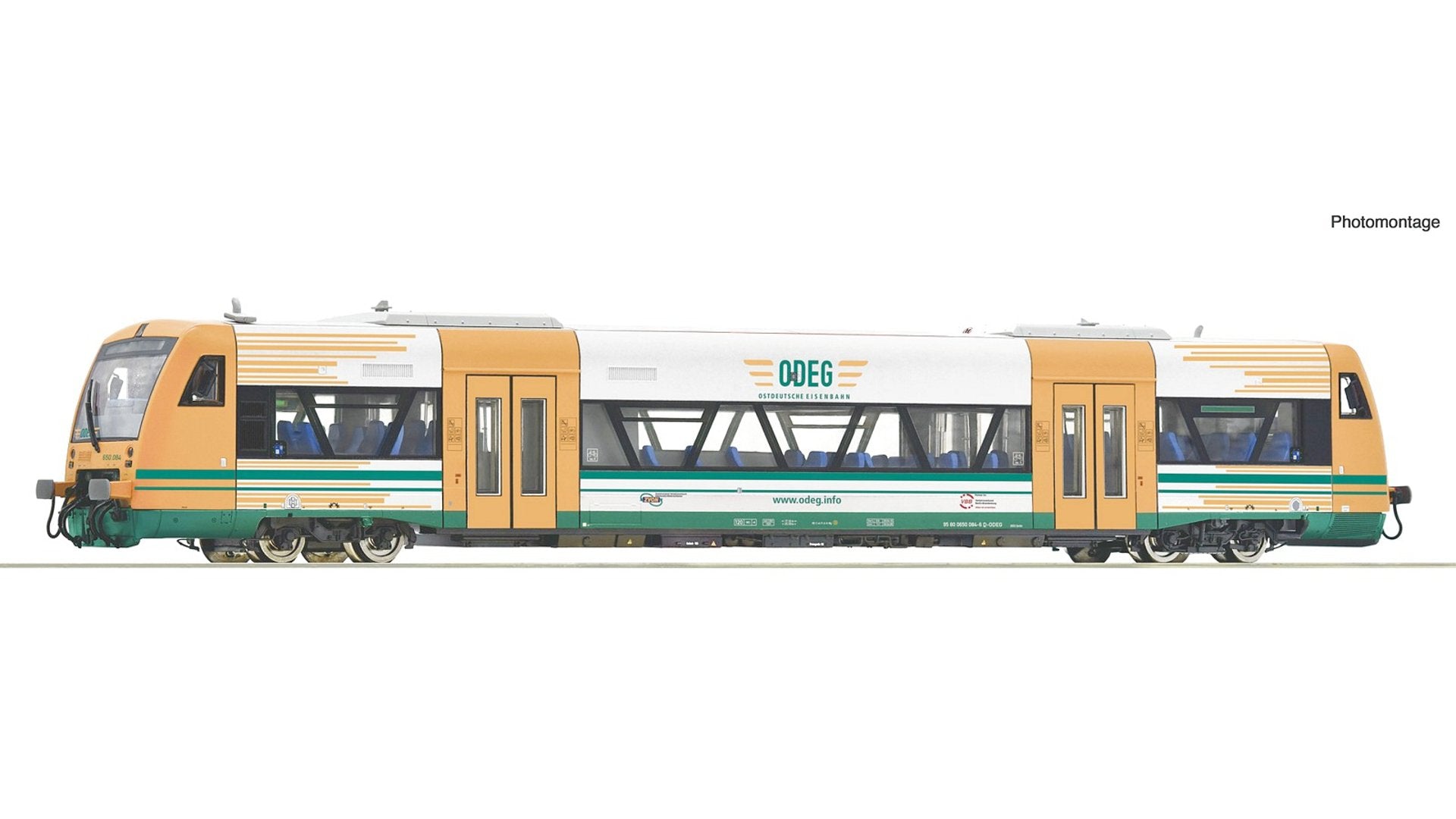Roco 70185 Diesel Railcar Class 650 ODEG DCC – Micro Macro Mundo Hobby ...