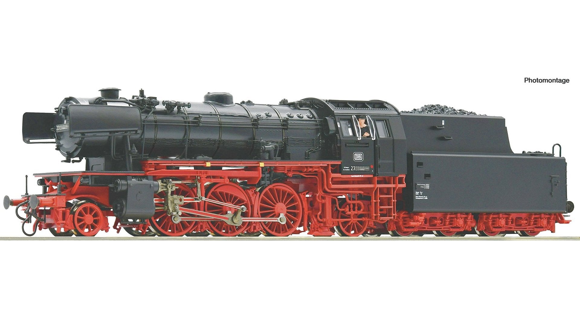 Roco 70252 Steam Locomotive 023 038-3 DB DCC