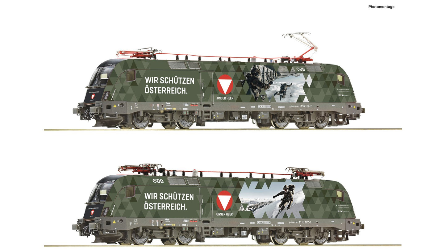 Roco 70491 Electric Locomotive 1116 182-7 Bundesheer